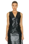 HELMUT LANG EMBOSSED VEST