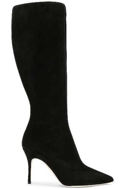 MANOLO BLAHNIK OCULARA 90 SUEDE BOOT