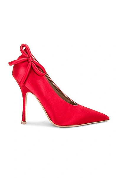Valentino Garavani Nite Out Pointed Toe Pump In Rouge Pur