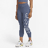 Nike Women's  Sportswear Classics Graphic High-waisted Leggings In Blue