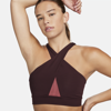Nike Women's Swoosh Wrap Se Medium-support Padded Sports Bra In Red
