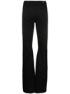 VERSACE GRECA JACQUARD FLARED PANTS