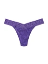 Hanky Panky Plus Size Signature Lace Original Rise Thong Wild Violet Purple