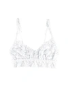 Hanky Panky V-neck Retro Lace Bralette White In White