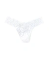 Hanky Panky Petite Size Signature Lace Low Rise Thong White In White