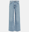 Agolde Lana Rigid Mid-rise Straight-leg Jeans In Blue