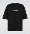 Comme Des Garçons Homme Deux Black Printed T-shirt