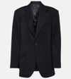 Nili Lotan Gael Boyfriend Jacket In Blue