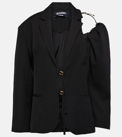 JACQUEMUS LA VESTE GALLIGA VIRGIN WOOL BLAZER