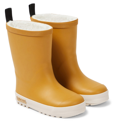Liewood Kids' Mason Thermo Rain Boots In Beige