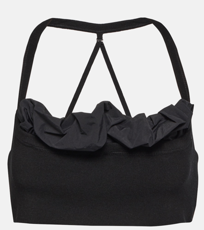 Jacquemus Le Bandeau Frivolli Bra Top In Schwarz