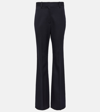 NILI LOTAN EVAN VIRGIN WOOL SLIM PANTS