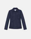 LAFAYETTE 148 PETITE RECYCLED POLY QUILTED TAILORED CHORE JACKET