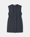 LAFAYETTE 148 PLUS-SIZE RECYCLED POLY QUILTED REVERSIBLE VEST