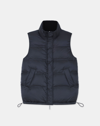 LAFAYETTE 148 WOOL KNIT & QUILTED DOWN REVERSIBLE VEST