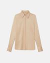 Lafayette 148 Silk Charmeuse Blouse In Multi