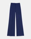 Lafayette 148 Responsible Wool Double Face Thames Pant In Blue