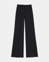 Lafayette 148 Responsible Wool Double Face Thames Pant In Black