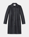 LAFAYETTE 148 NAPPA LEATHER DOUBLE FACE OVERSIZED COAT