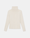 Lafayette 148 Plus-size Nouveau Jersey Turtleneck In Palomino Melange