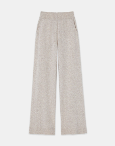 Lafayette 148 Plus-size Cashmerino Wide Leg Pant In Beige