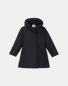 LAFAYETTE 148 MICRO TWILL QUILTED DOWN OVERSIZED COAT