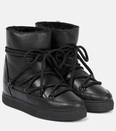 Inuikii Trainers Leather Ankle Boot In Black