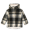 IL GUFO CHECKED FLEECE JACKET