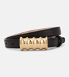 Khaite Black Small Julius Belt In Black