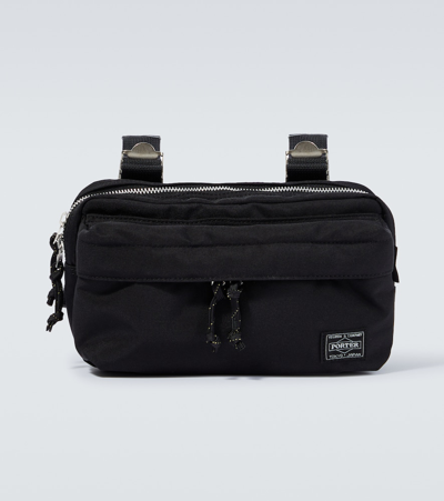 Comme Des Garçons Homme Deux Porter Cordura Cross Body Bag In Black