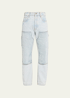 Amiri Carpenter Straight Jean In Bleached I