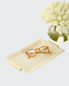 Aerin Shagreen Small Vanity Tray In Cream