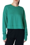 SWEATY BETTY AFTER CLASS COTTON BLEND CROP SWEATSHIRT