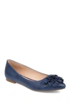 Journee Collection Women's Judy Ruffled Ballet Flats In Blue