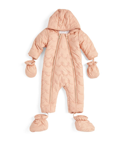 Chloé Baby Girls Pink Hooded Snowsuit