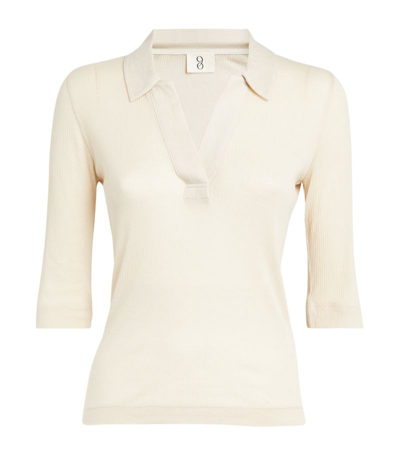Ninety Percent Tadeo Ribbed Organic Cotton Top In Neutrals