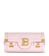 BALMAIN LEATHER B-BUZZ 23 CLUTCH BAG