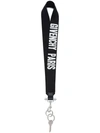 Givenchy Paris Keyring In Black