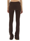 PALM ANGELS PALM ANGELS FLARED LEGGINGS WITH SWEETHEART WAIST