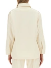 Palm Angels Monogram Sports Shirt In Beige