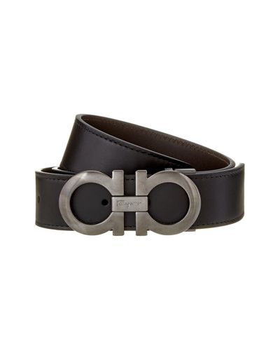 Ferragamo Double Gancio Reversible & Adjustable Leather Belt