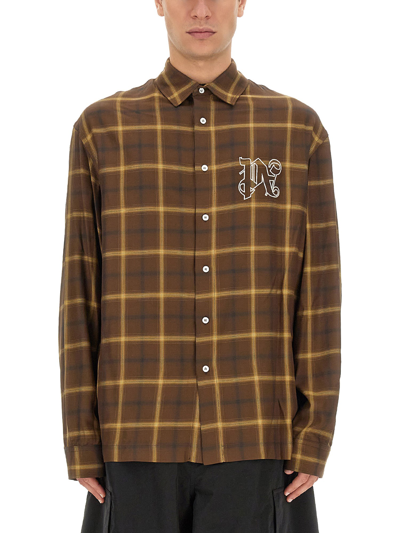 PALM ANGELS MONOGRAM SHIRT