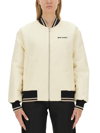 Palm Angels Bomber Jacket In Beige