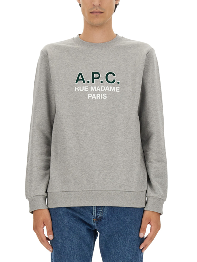 Apc A.p.c. Sweatshirts In Grey