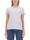 Apc T-shirt Manches Courtes En Coton In Lilac