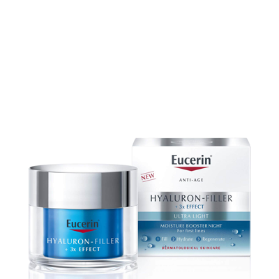 Eucerin Hyaluron-filler Moisture Booster Night 50ml In Blue