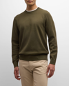 Theory Datter Stretch Textured Crewneck Sweater In Unfm