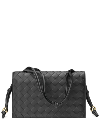 Tiffany & Fred Woven Leather Shoulder Bag