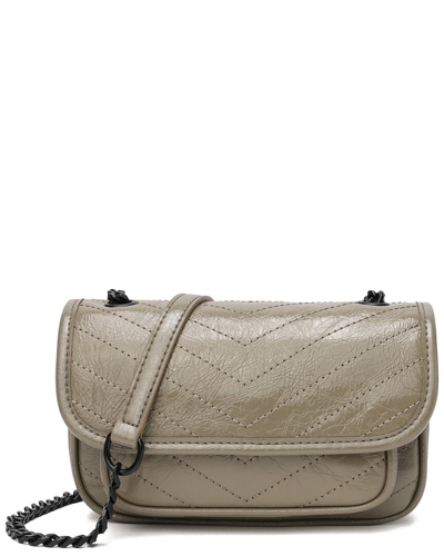 Tiffany & Fred Quilted Cracked Leather Crossbody