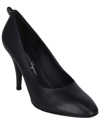 Ferragamo Pumps In Black Patent Leather In Blue